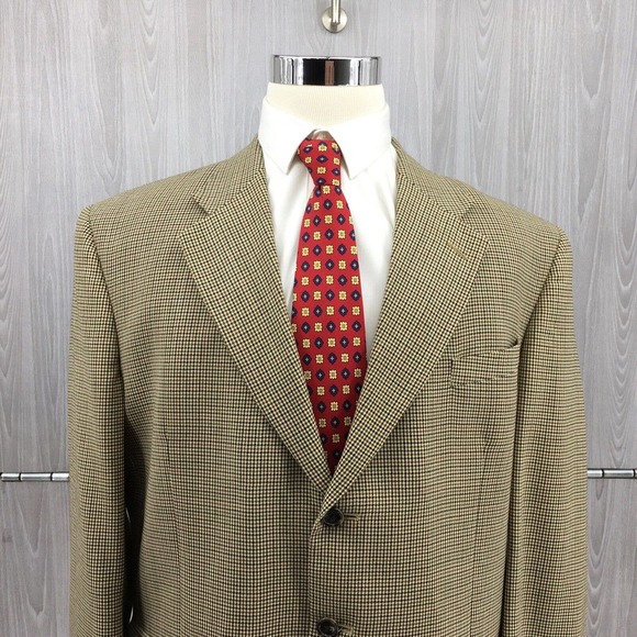 Stafford Men's Sport Coat Wool Blazer Size 44R‎ - Picture 2 of 8